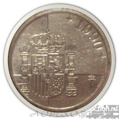 1 песета 1990 Испания