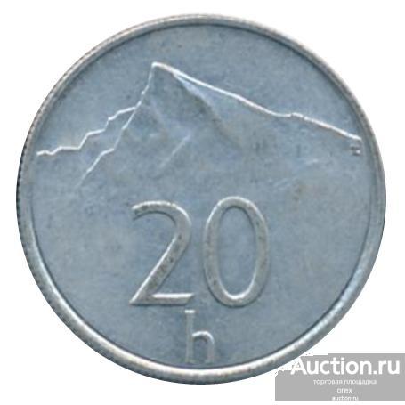 20 геллеров 1993 Словакия (холдер)