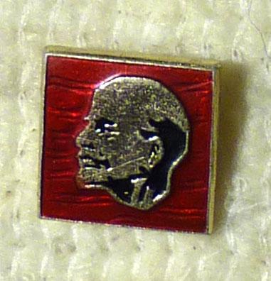 Значок В.И. Ленин СССР легкий металл