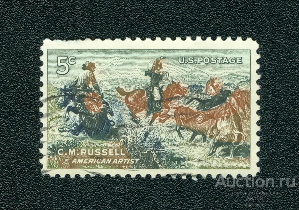 1964 г. США - Чарльз М. Рассел: "Сбитый с толку" (0386f)