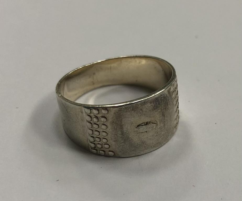 Кольцо СССР серебро 875 проба ОСЮ вес 3,5 гр