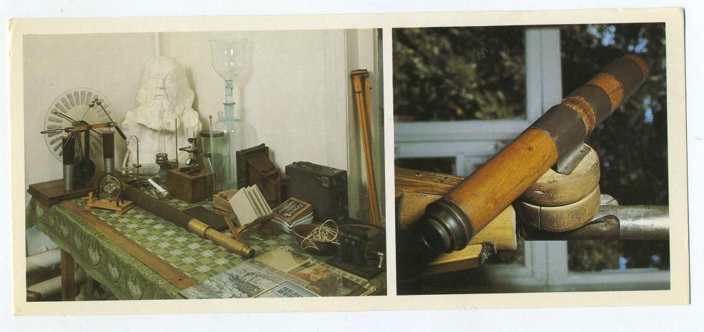 Калуга - музей истории космонавтики - Рабочий стол в кабинете Циолковского