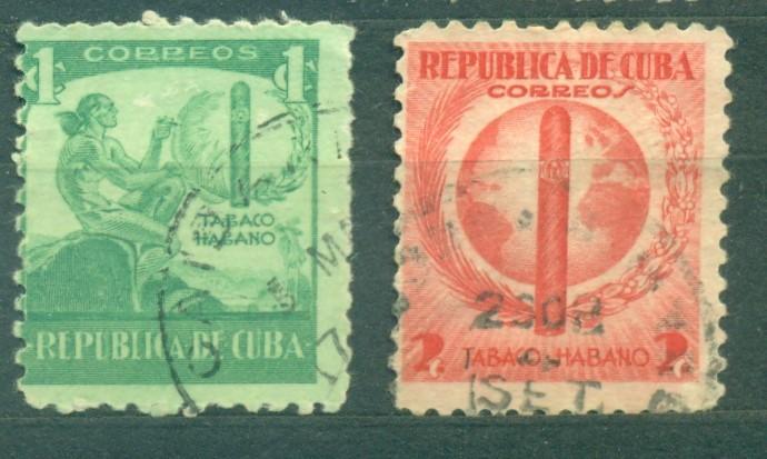 Куба 1939 г.  Производство сигар гашеная