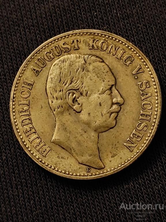 ГЕРМАНИЯ Саксония 2 марки 1906