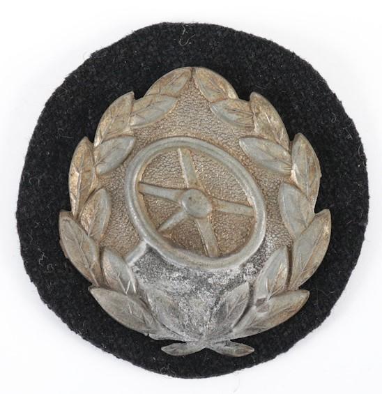 Знак "Испытанный Военный водитель" (Руль в венке) Германия.