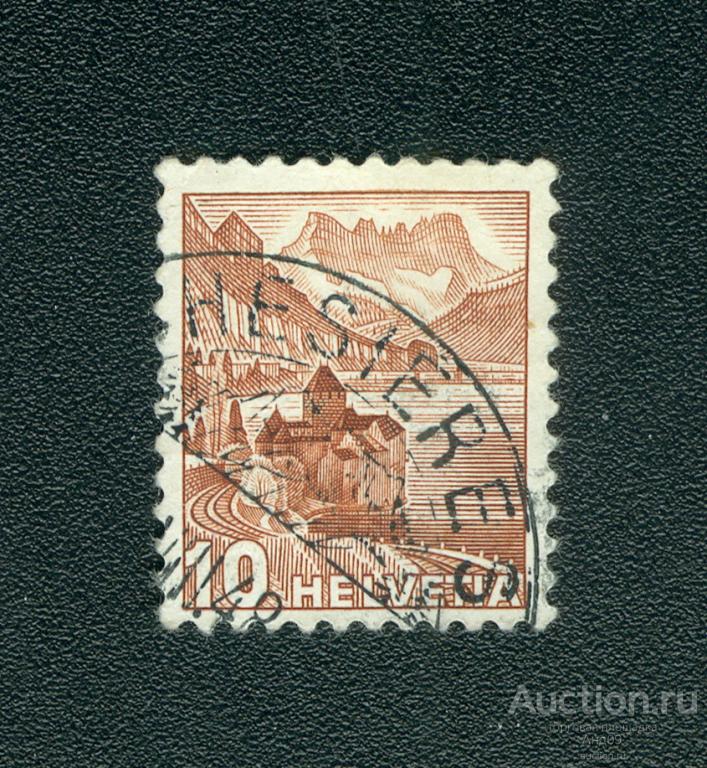 1942 г. Швейцария - Шильонский замок (0559f)