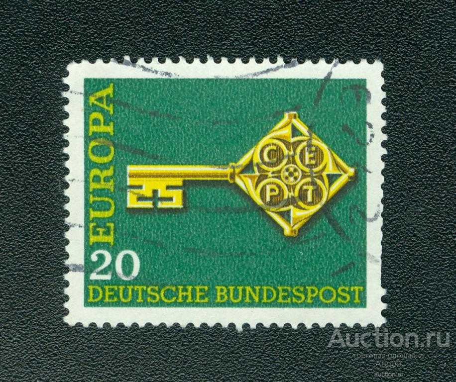 1968 г. ФРГ – Европа (0564f)