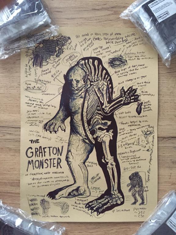 The Grafton Monster Графтонское чудовище постер плакат 21х30 см