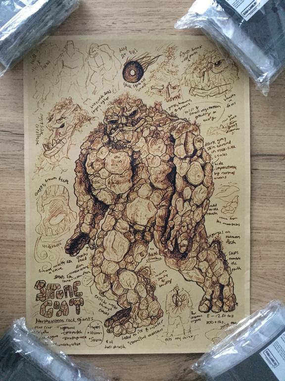 Stone Coat постер плакат 21х30 см