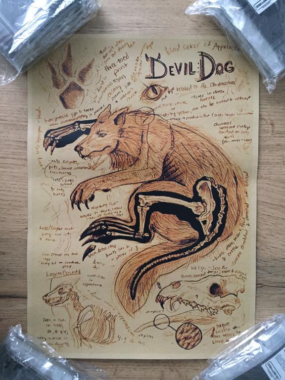 Devil Dog постер плакат 21х30 см