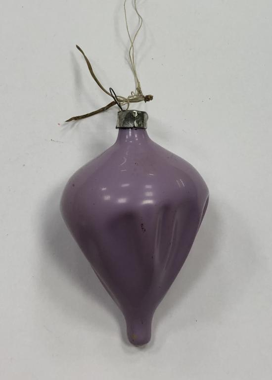 Новогодняя елочная игрушка Фонарик 8,5 см СССР