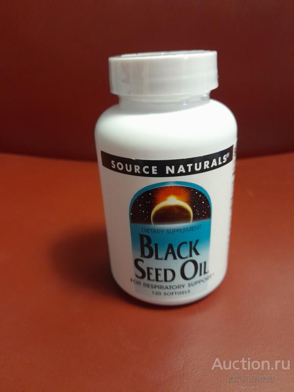 Source Naturals, Масло семян черного тмина, 120  капсул,  100% оригин