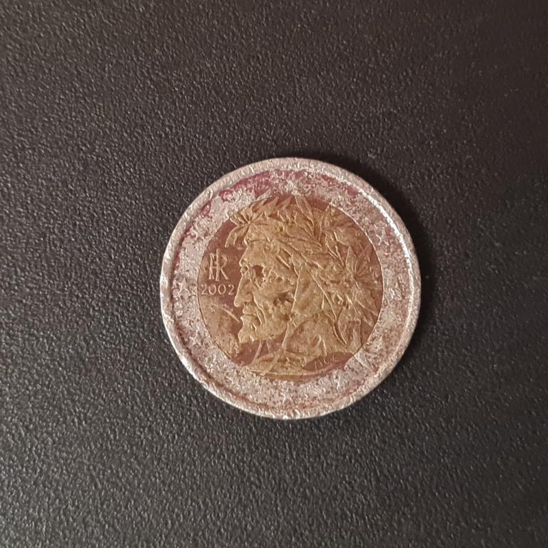 Италия 2 евро 2002 года