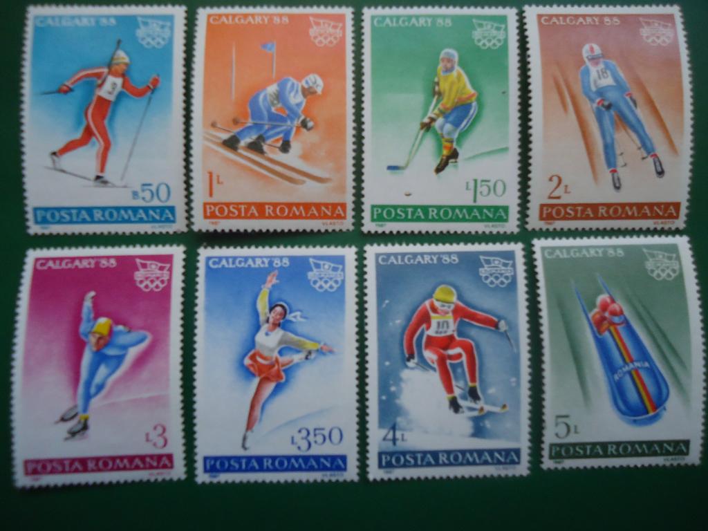 1987 г.  Румыния  MNH.  полная серия.