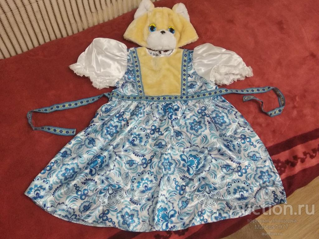 Новогодний костюм для девочки «Лисичка» на 4-6 лет