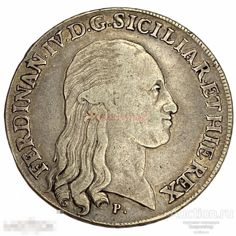 Италия, Неаполь 120 грана 1795 г. (M AP) 