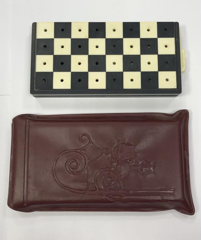 Дорожные шахматы Ленинград в чехле СССР