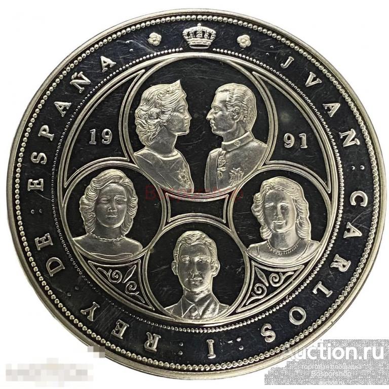 Испания 10000 песет 1991 г. (Первооткрыватели и освободители) (Proof) 