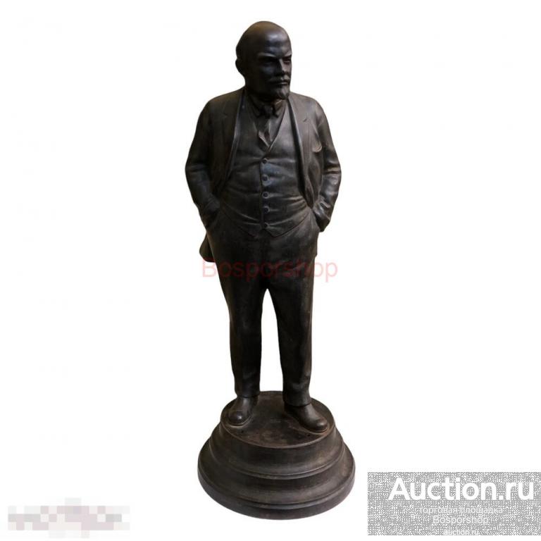 Чугунная скульптура "В. И. Ленин" 1926-1932 гг., Куса, СССР 