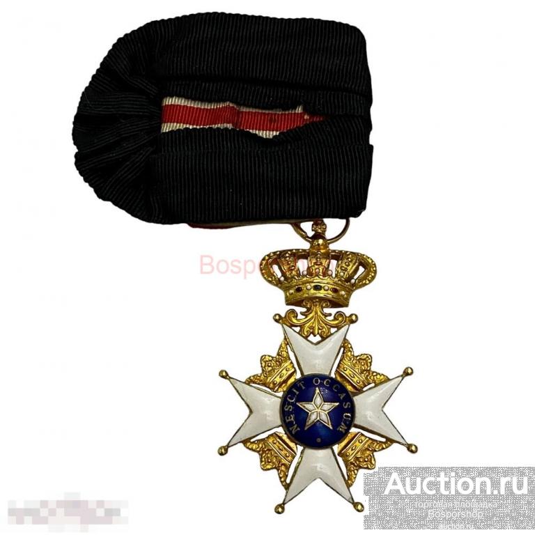 Швеция, орден "Полярной звезды" рыцарь I класса 1951-1970 гг. 