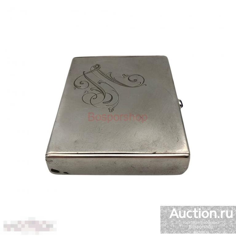 Серебряный портсигар, 0.875 проба, 1930-1950 гг., (ХАЮС) СССР 