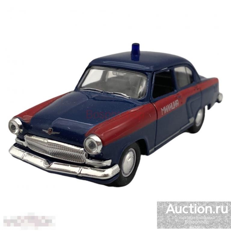 Модель автомобиля ГАЗ-21 (Милиция) 1991-2010 гг., AvtoTime collection, Китай 