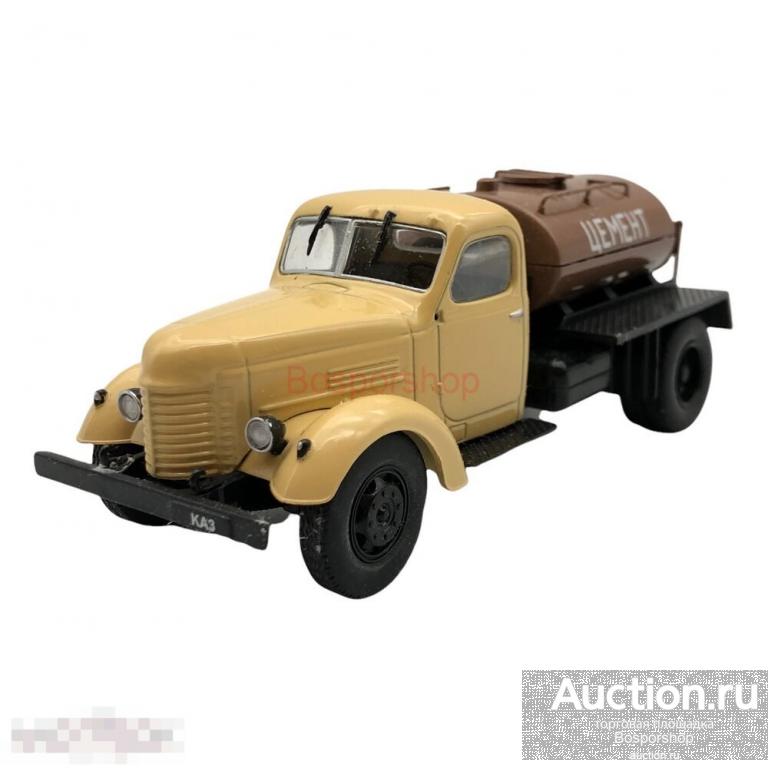 Модель автомобиля КАЗ-601 (Цементовоз) 2009-2014 гг., "Автомобиль на службе" DeAgostini, Китай 