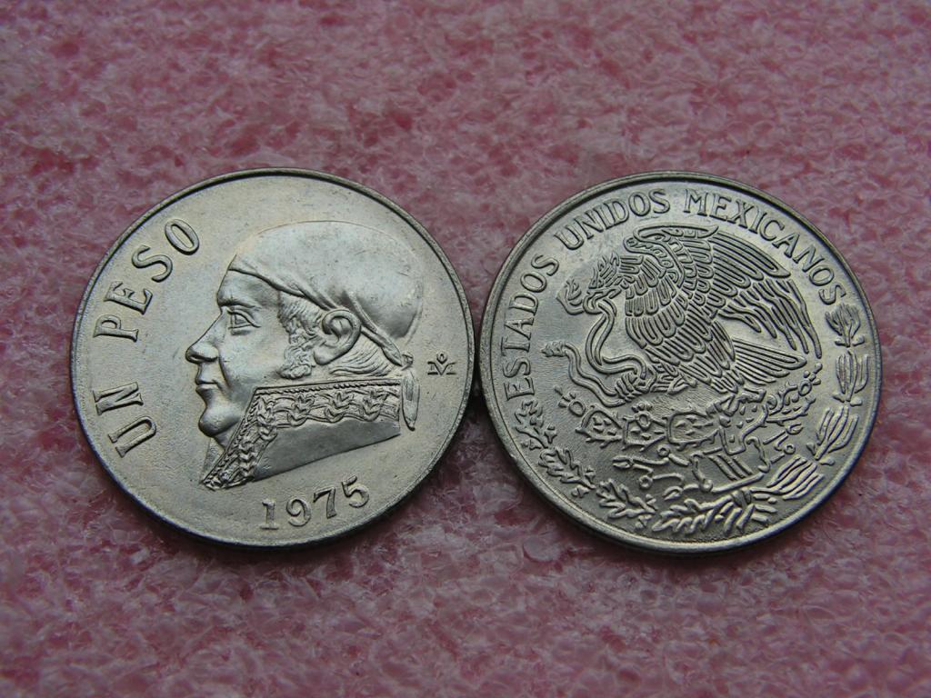 Мексика 1 песо 1975 unc