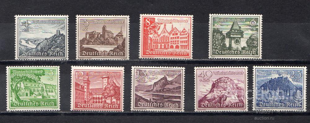 Германия 1939 год, Строительство  МI №  730-738  Полная серия  чистая **.