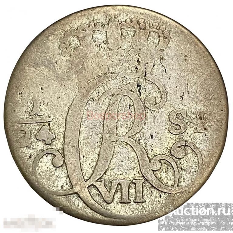 Германия, Шлезвиг-Гольштейн 2 1/2 шиллинга 1787 г. 