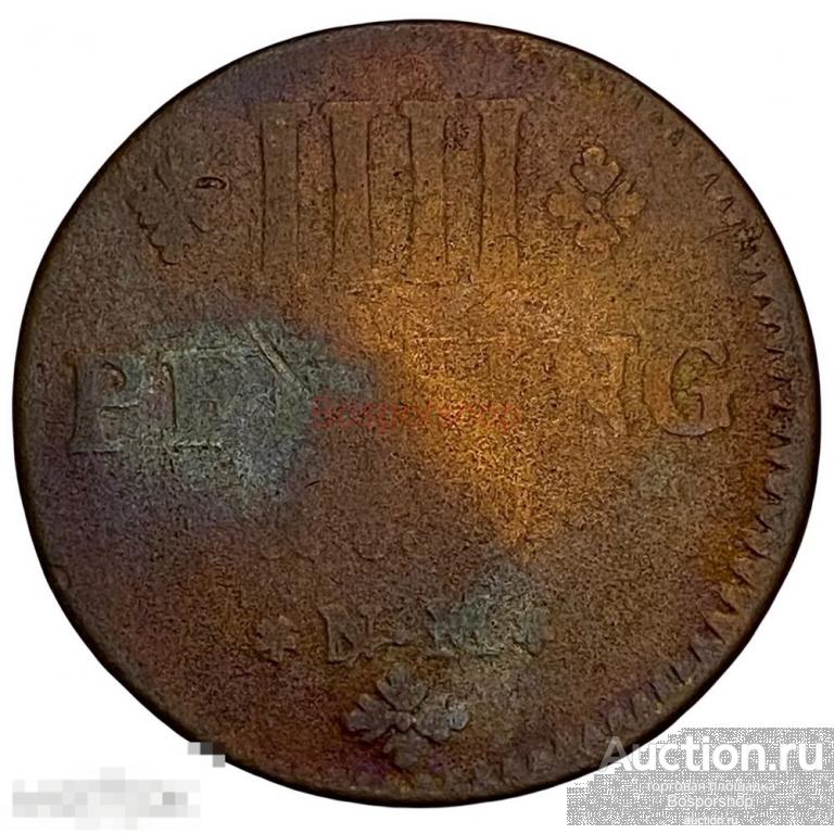 Германия, Трир 4 пфеннига 1759 г. 