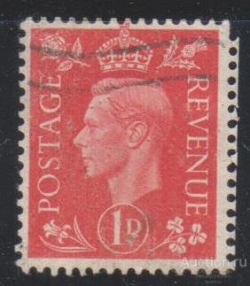 Почтово-гербовая марка Король Англия