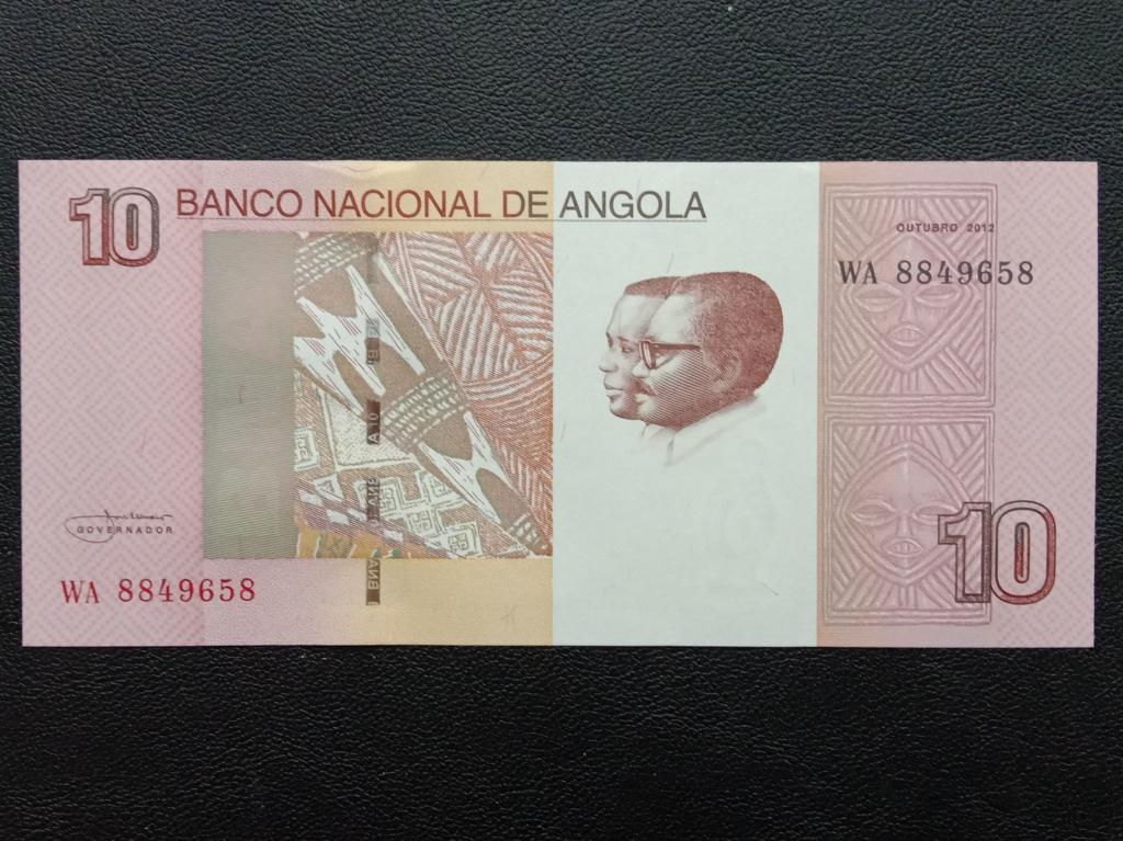 Ангола 10 кванза 2012г.( 2016г.)  UNC   Р.151В