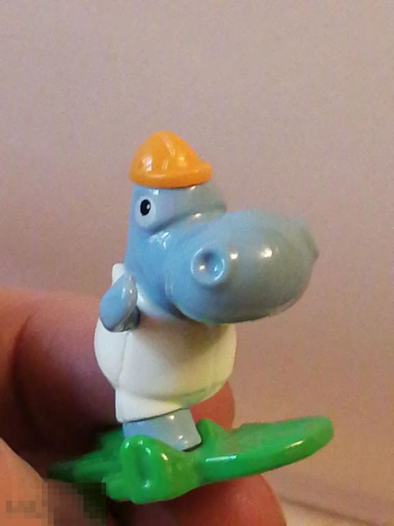 Игрушка. Коллекция игрушек Киндер бегемотики 1992 год  (игр.5). 