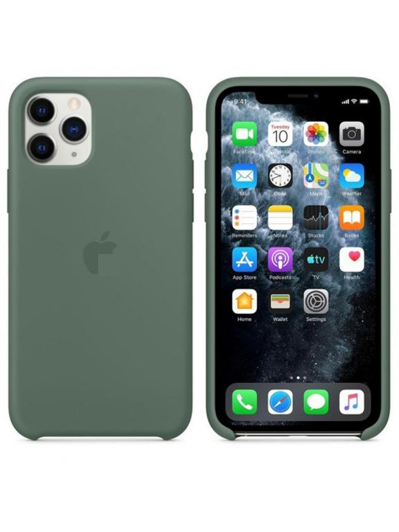 Силиконовый матовый чехол накладка для Apple iPhone 11 Pro Max, Бампер ...