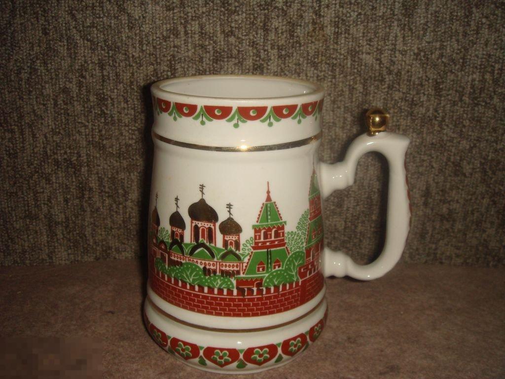 Коллекционный бокал с кремлем.Вербилки.(пос.23) 