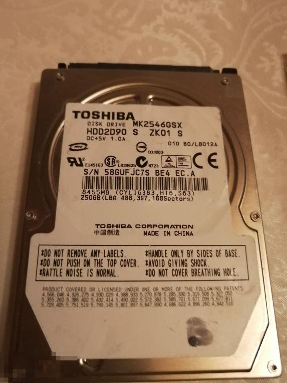 Жесткий диск Toshiba  (К-20). 