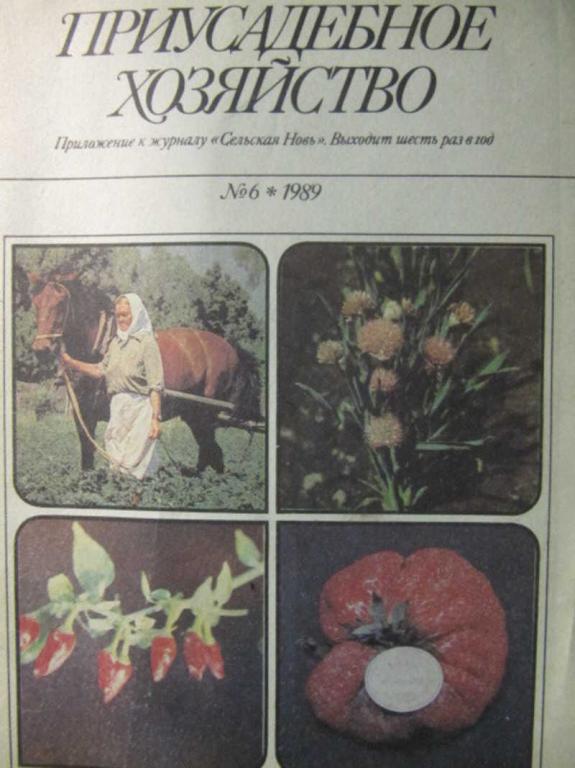 #1148669 Коллектив авторов Приусадебное хозяйство №6 / 1989 г