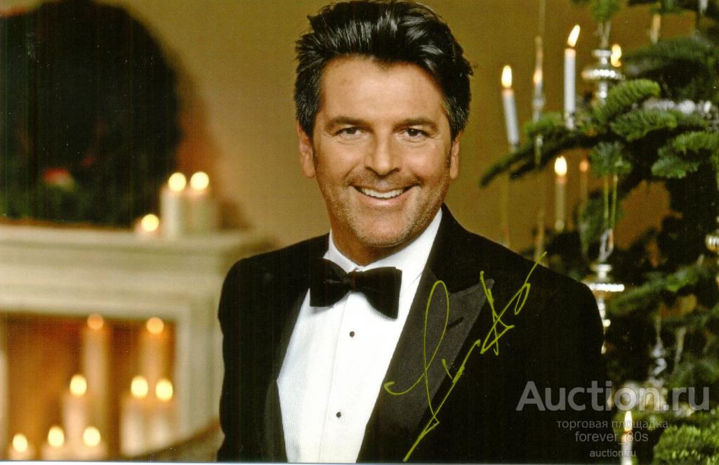 автограф Томас Андерс певец Thomas Anders из Modern Talking оригинал Модерн Токинг