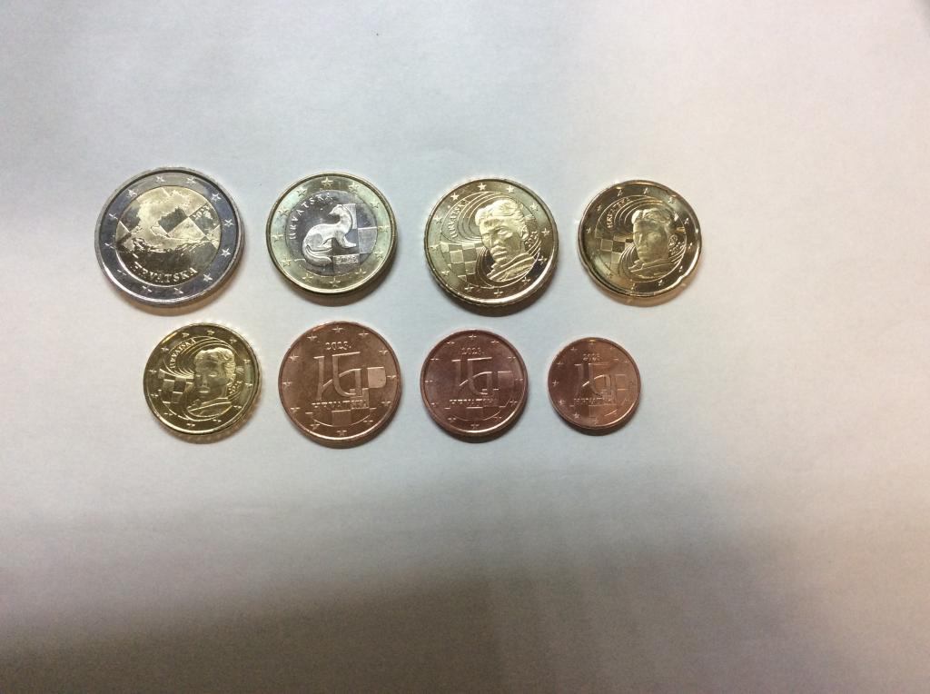 Хорватия набор евро 2023 г., UNC. Новинка!
