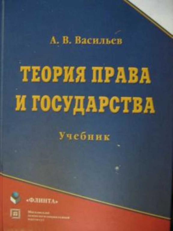 #718114 Васильев А. В. Теория права и государства