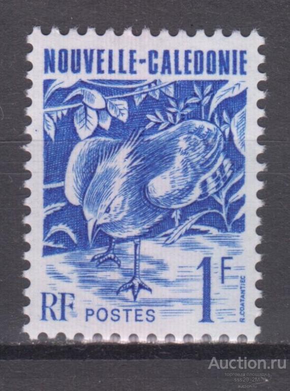 Новая Каледония 1991 птица кагу Mi892 MNH