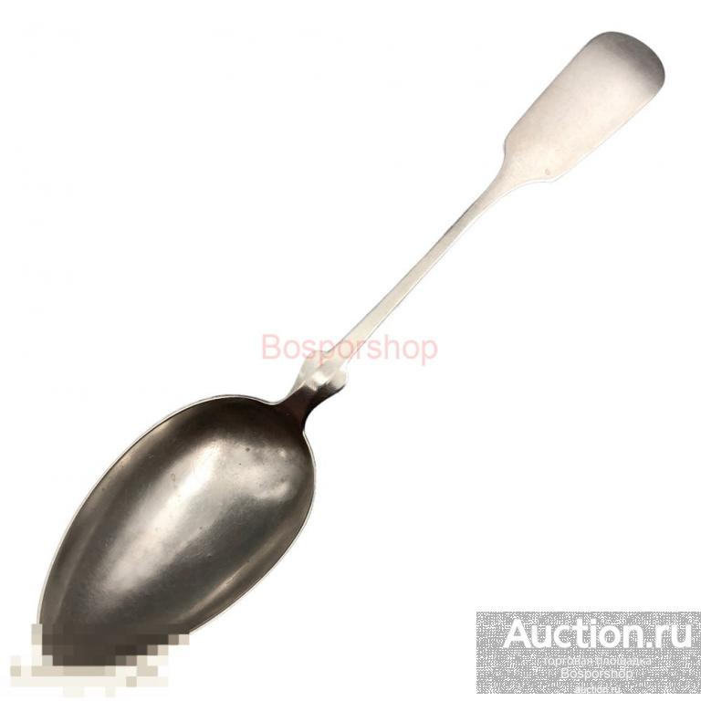 Серебряная столовая ложка, 0.800 проба, 1920-1930 гг., (R.L.B.) Германия 
