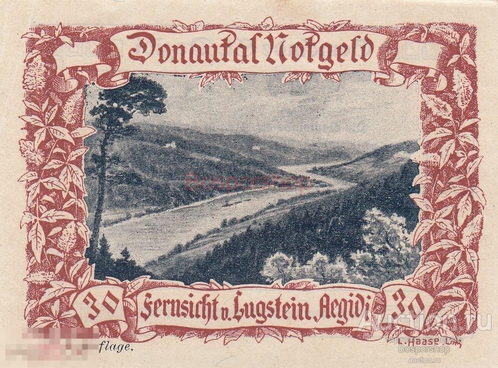 Австрия, Долина Дуная 30 геллеров 1914-1921 гг. (№2.8) (2) 