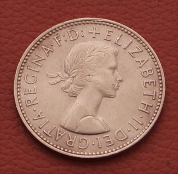 Великобритания 1/2 пенни 1963