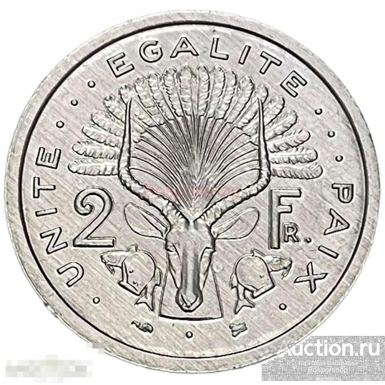 Джибути 2 франка 1999 г. 