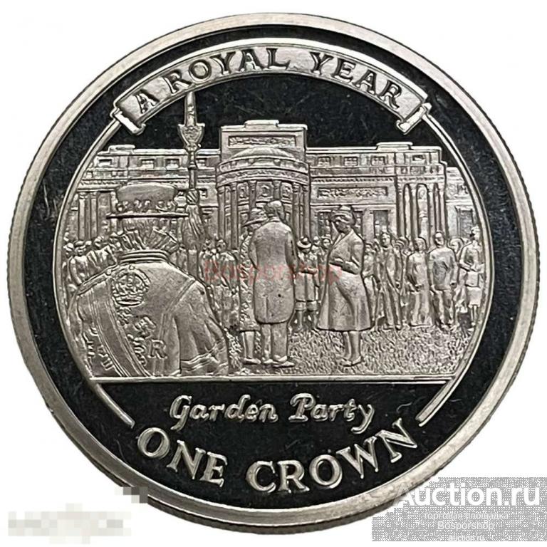 Гибралтар 1 крона 2005 г. (Королевский год - Садовая вечеринка) 