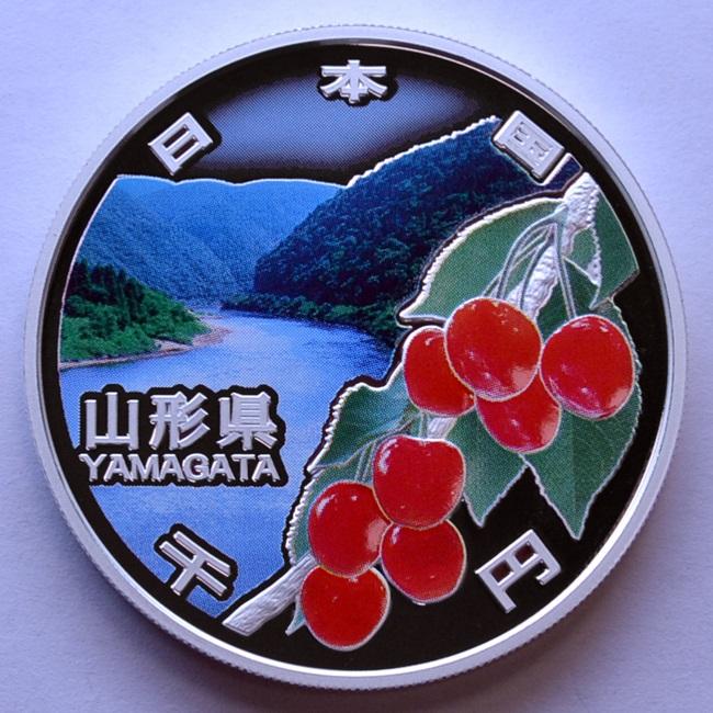 Япония 1000 йен (2014) ПРЕФЕКТУРА ЯМАГАТА