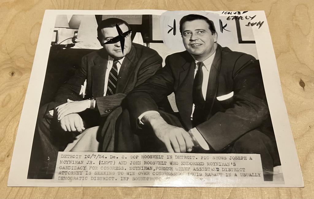 Оригинал Пресс-Фото США 1954 JOHN ROOSEVELT Джон Рузвельт