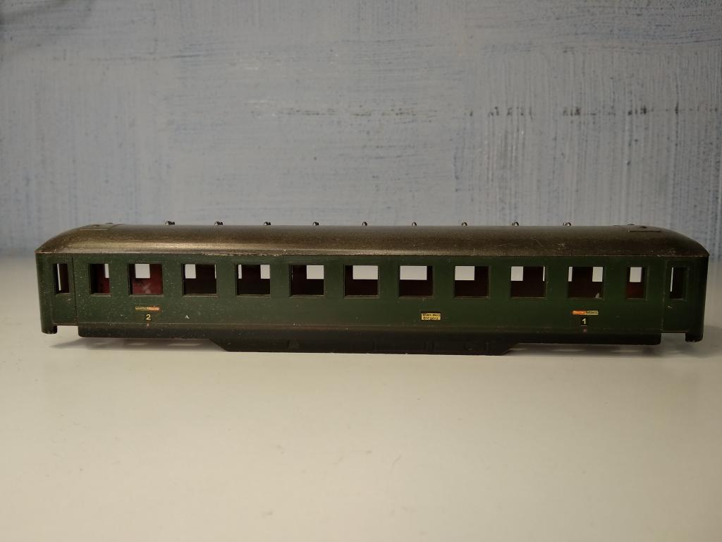 16мм (HO) Корпус 4-х осного пассажирского вагона 1-2 класса